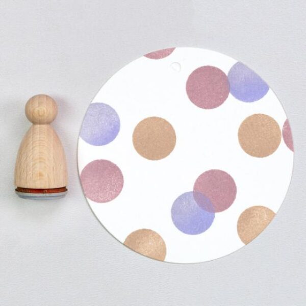 E144 dot 15mm perlenfischer stempel 01 Erdbeerpunkt Online Shop Schweiz