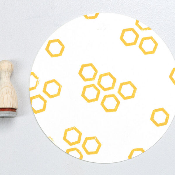 F065 honigwabe perlenfischer stempel Erdbeerpunkt Online Shop Schweiz