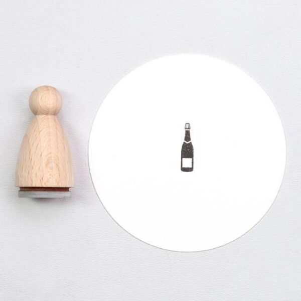 K086 sektflasche klein perlenfischer stempel 01 jpg Erdbeerpunkt Online Shop Schweiz