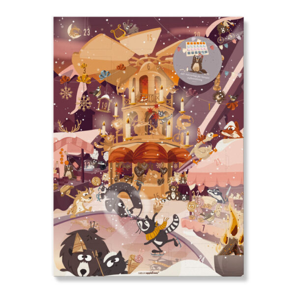 Ministempel adventskalender 7 Erdbeerpunkt Online Shop Schweiz