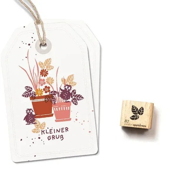 Ministempel blaetter 2 Erdbeerpunkt Online Shop Schweiz