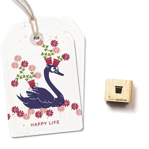 Ministempel blumentopf 6 Erdbeerpunkt Online Shop Schweiz