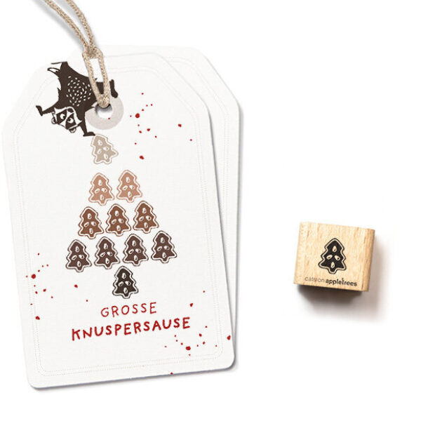 Ministempel lebkuchen 3 baum Erdbeerpunkt Online Shop Schweiz