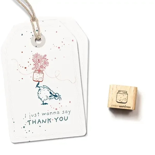 Ministempel marmeladenglas 2 vase Erdbeerpunkt Online Shop Schweiz