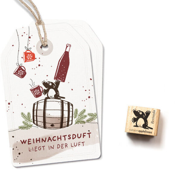Ministempel maulwurf bertrada Erdbeerpunkt Online Shop Schweiz