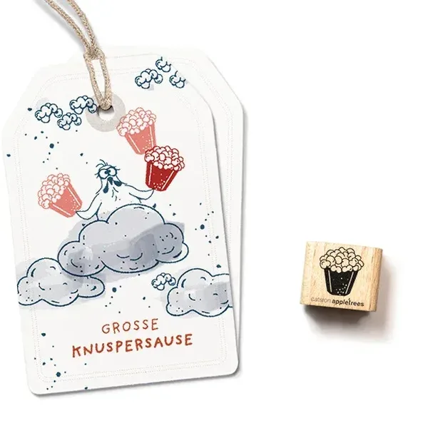 Ministempel popcorntuete Erdbeerpunkt Online Shop Schweiz