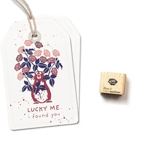 Ministempel rose 2 Erdbeerpunkt Online Shop Schweiz
