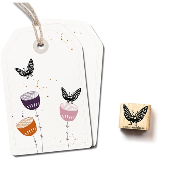 Ministempel schmetterling mira Erdbeerpunkt Online Shop Schweiz