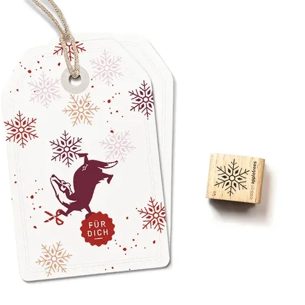Ministempel schneeflocke 5 Erdbeerpunkt Online Shop Schweiz