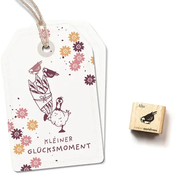 Ministempel vogel alia Erdbeerpunkt Online Shop Schweiz