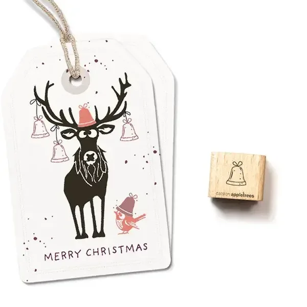 Ministempel weihnachtsgloeckchen 4 outline Erdbeerpunkt Online Shop Schweiz