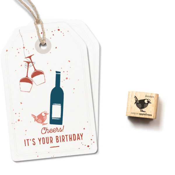 Ministempel zaunkoenig jannes Erdbeerpunkt Online Shop Schweiz