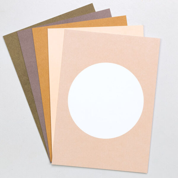 P076 5 postkartenset natur mix perlenfischer stempel 01 Erdbeerpunkt Online Shop Schweiz