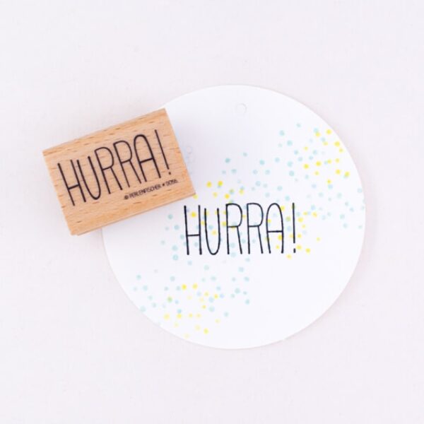 Perlenfischer d056 hurra stempel 01 Erdbeerpunkt Online Shop Schweiz