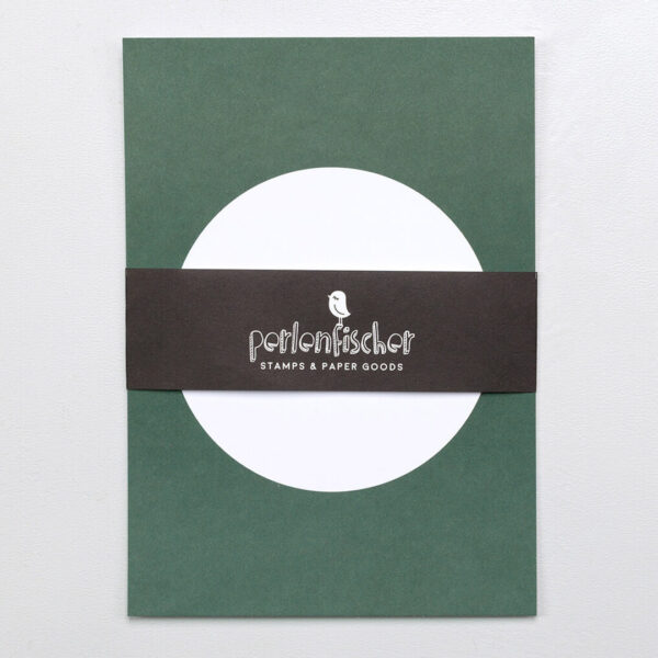Perlenfischer p027a dot postkarte dunkelgrun2 10 jpg 1 Erdbeerpunkt Online Shop Schweiz
