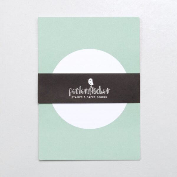 Perlenfischer P024a Dot Postkarte Salbei1 10 1 Erdbeerpunkt Online Shop Schweiz