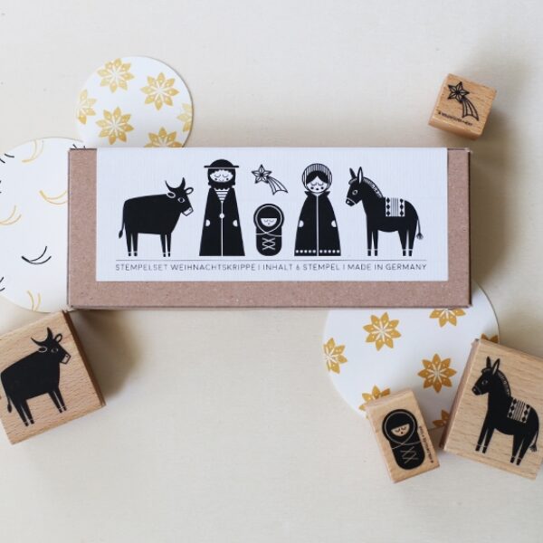 S051 set krippe stempel perlenfischer1 Erdbeerpunkt Online Shop Schweiz