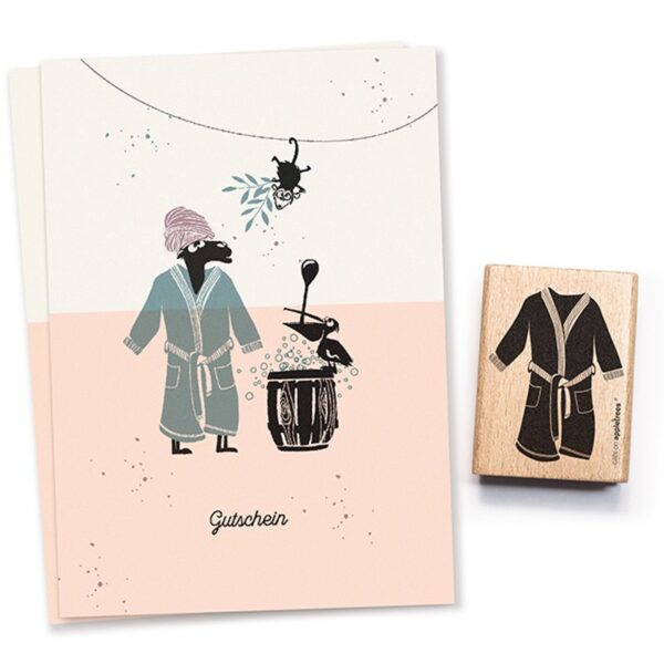 Stempel bademantel Erdbeerpunkt Online Shop Schweiz