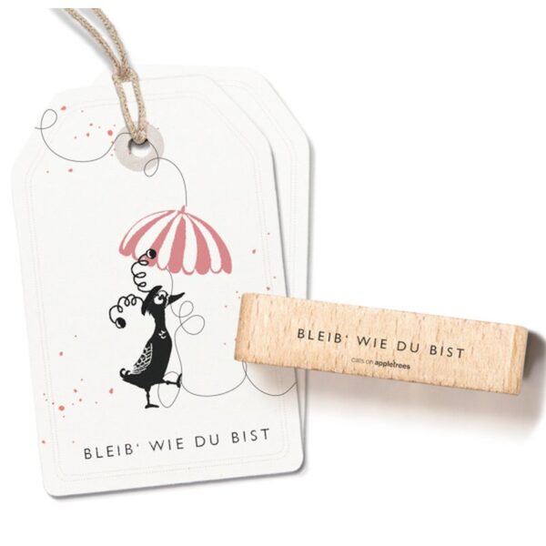 Stempel bleib wie du bist Erdbeerpunkt Online Shop Schweiz