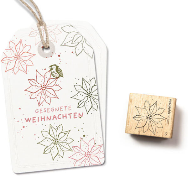 Stempel bluete 55 weihnachtsstern outline 28159 Erdbeerpunkt Online Shop Schweiz