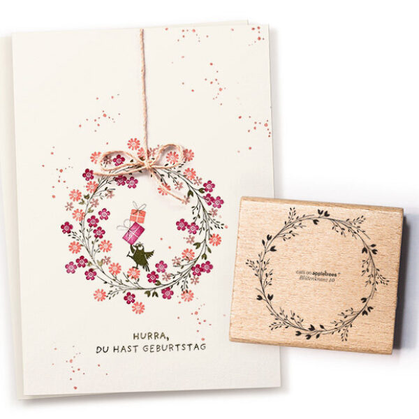 Stempel bluetenkranz 10 Erdbeerpunkt Online Shop Schweiz