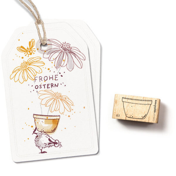 Stempel blumentopf 3 Erdbeerpunkt Online Shop Schweiz