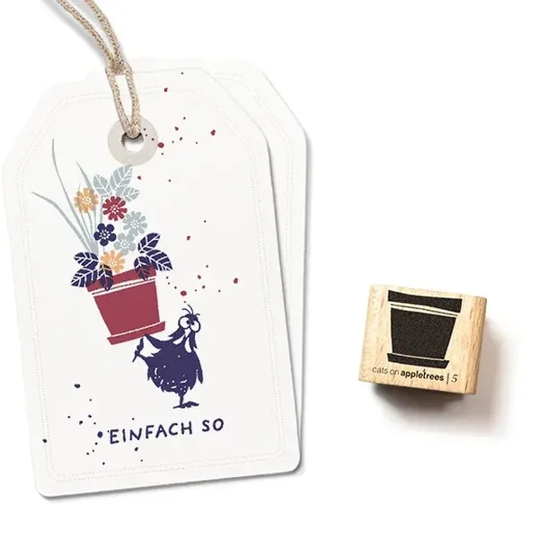 Stempel blumentopf 5 Erdbeerpunkt Online Shop Schweiz