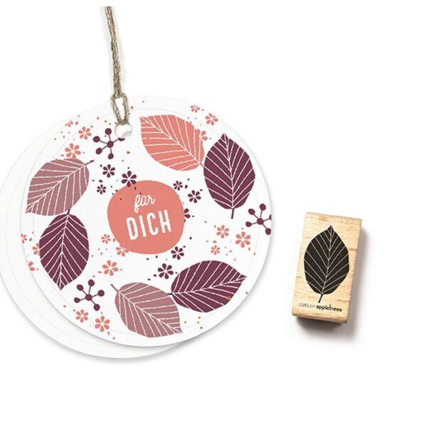 Stempel buchenblatt 1 mittel Erdbeerpunkt Online Shop Schweiz