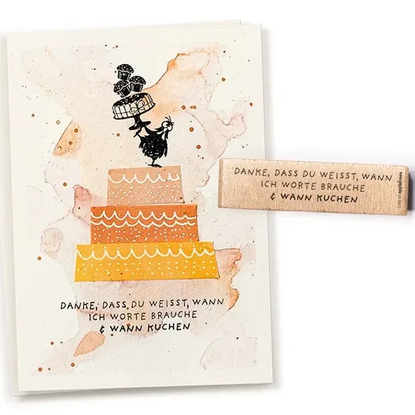 Stempel danke dass du weisst wann Erdbeerpunkt Online Shop Schweiz