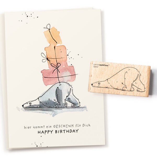 Stempel eisbaer njord Erdbeerpunkt Online Shop Schweiz