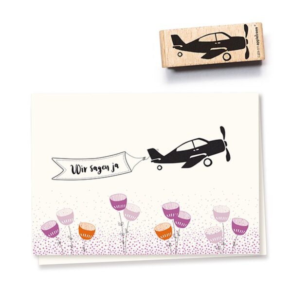 Stempel flugzeug 2584 Erdbeerpunkt Online Shop Schweiz