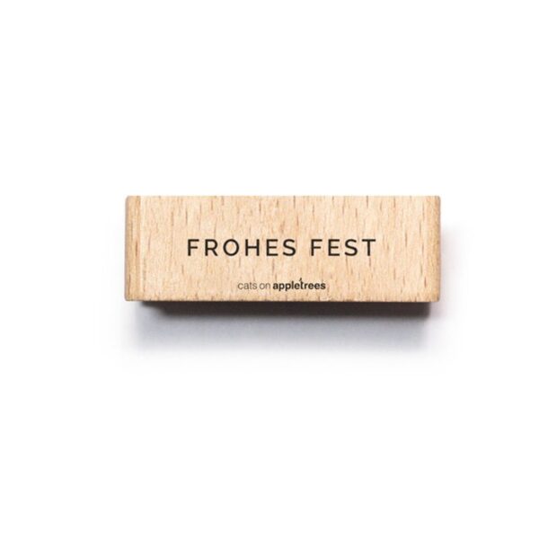 Stempel frohes fest 2 Erdbeerpunkt Online Shop Schweiz