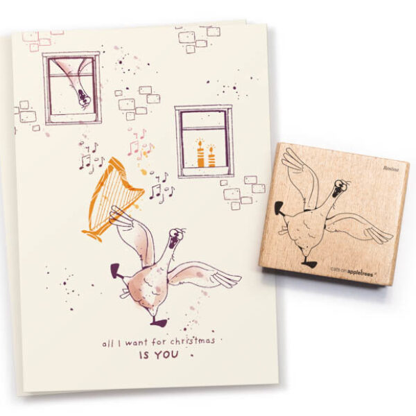 Stempel gans rosina outline 28168 Erdbeerpunkt Online Shop Schweiz
