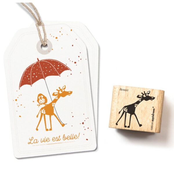 Stempel giraffe benoit Erdbeerpunkt Online Shop Schweiz
