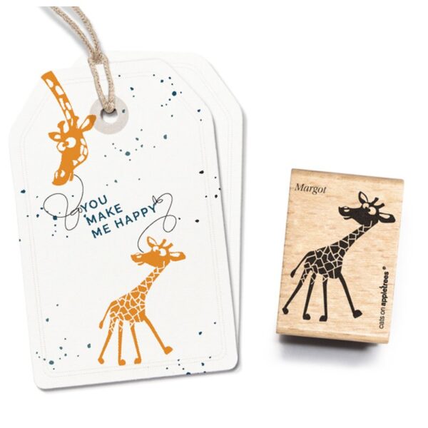 Stempel giraffe margot Erdbeerpunkt Online Shop Schweiz