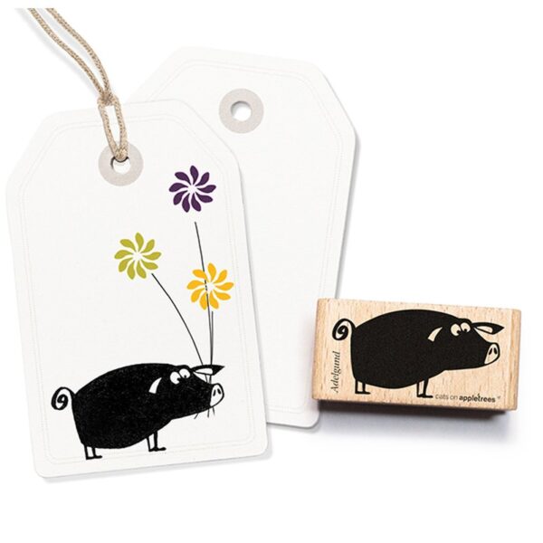 Stempel grosses schwein adelgund 2287 Erdbeerpunkt Online Shop Schweiz