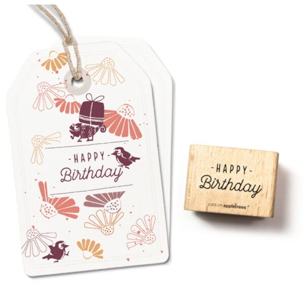 Stempel happy birthday 8 Erdbeerpunkt Online Shop Schweiz