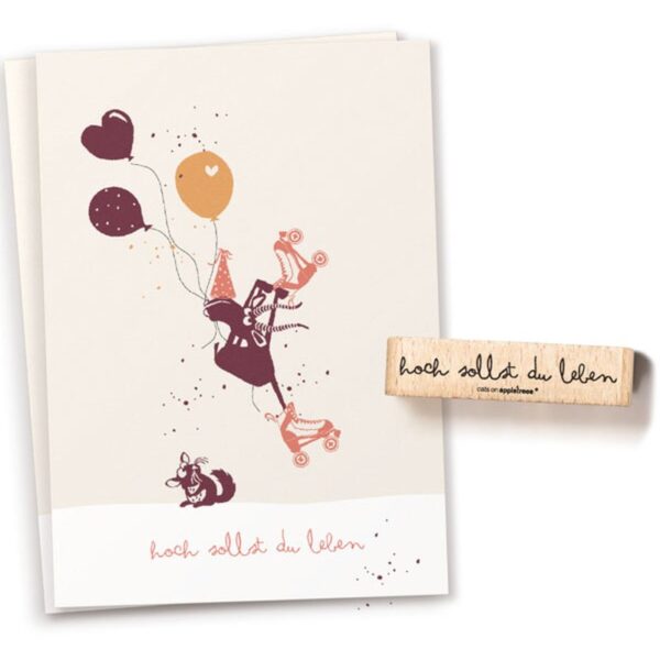 Stempel hoch sollst du leben Erdbeerpunkt Online Shop Schweiz