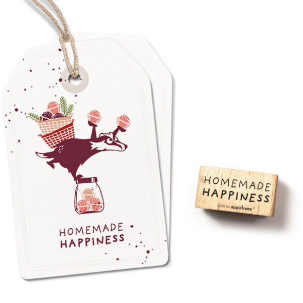 Stempel homemade happiness Erdbeerpunkt Online Shop Schweiz