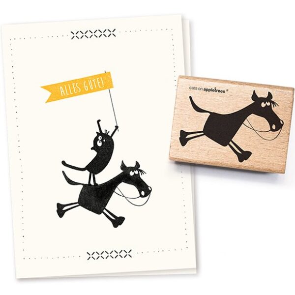 Stempel hugobald das pferd Erdbeerpunkt Online Shop Schweiz