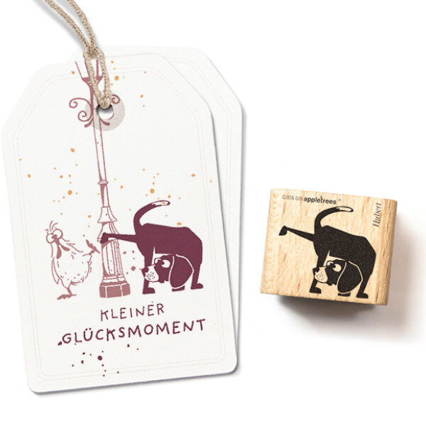 Stempel hund hubert Erdbeerpunkt Online Shop Schweiz