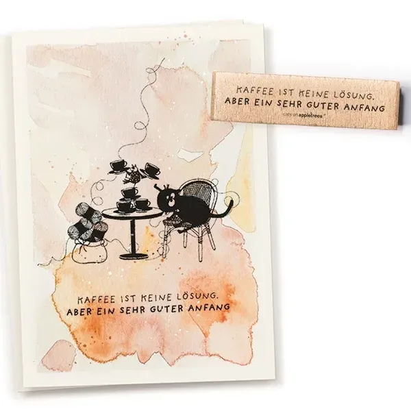Stempel kaffee ist keine loesung Erdbeerpunkt Online Shop Schweiz