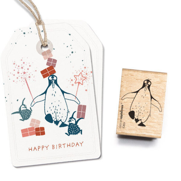 Stempel kaiserpinguin otis Erdbeerpunkt Online Shop Schweiz