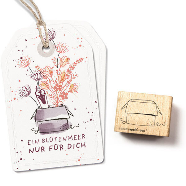 Stempel karton 1 outline Erdbeerpunkt Online Shop Schweiz