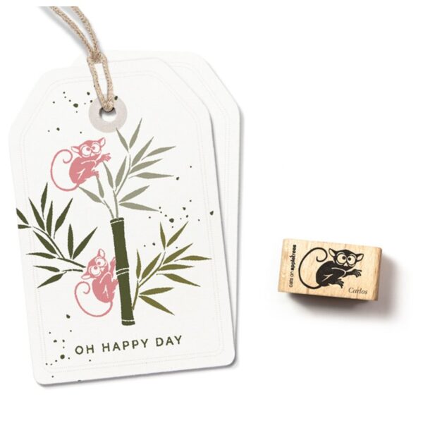 Stempel koboldmaki carlos Erdbeerpunkt Online Shop Schweiz