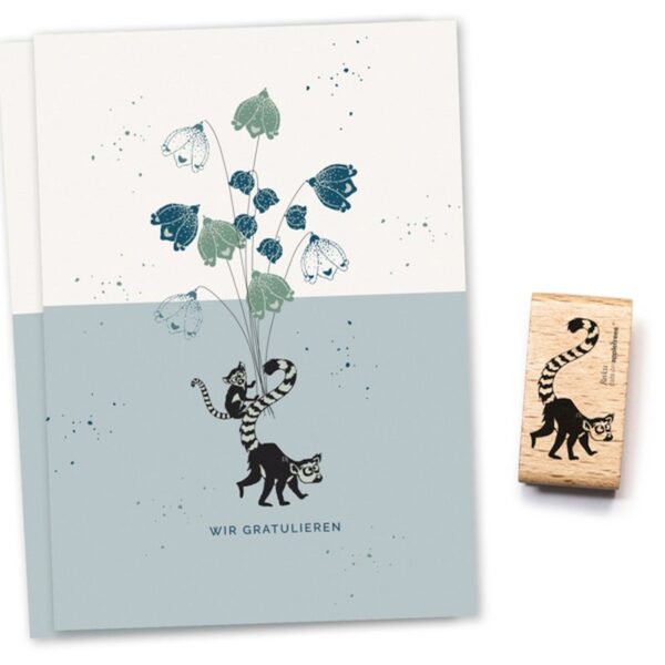 Stempel lemur raku 27633 Erdbeerpunkt Online Shop Schweiz