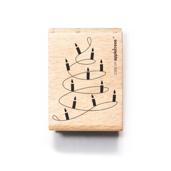 Stempel lichterkette baum 2 Erdbeerpunkt Online Shop Schweiz