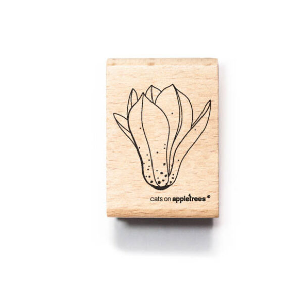 Stempel magnolienbluete outline 2 geschlossen 2 Erdbeerpunkt Online Shop Schweiz