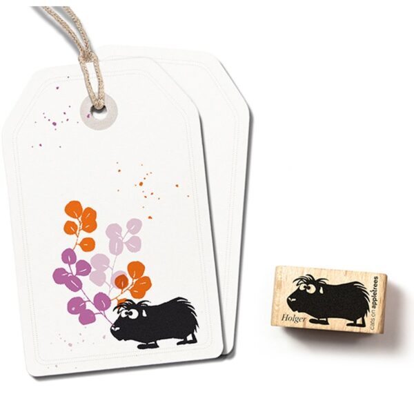 Stempel meerschweinchen holger Erdbeerpunkt Online Shop Schweiz