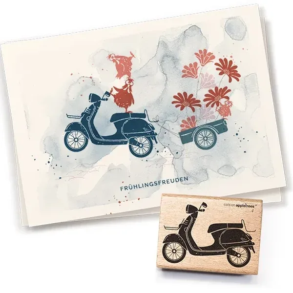 Stempel motorroller 4 Erdbeerpunkt Online Shop Schweiz